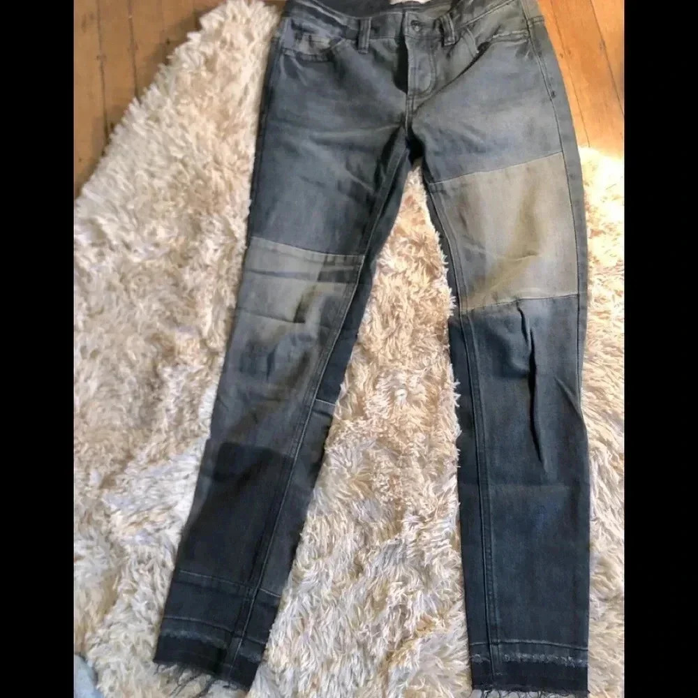 Free People patch jean